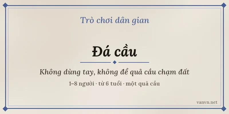 trò chơi đá cầu