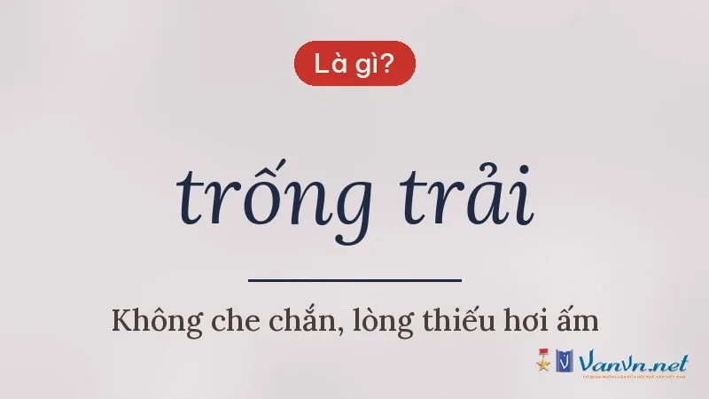 trống trải là gì