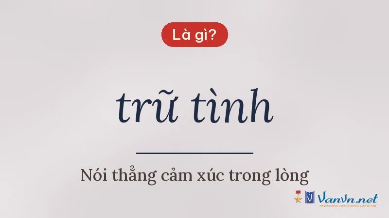 trữ tình là gì