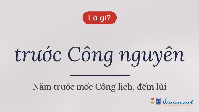 trước Công nguyên là gì