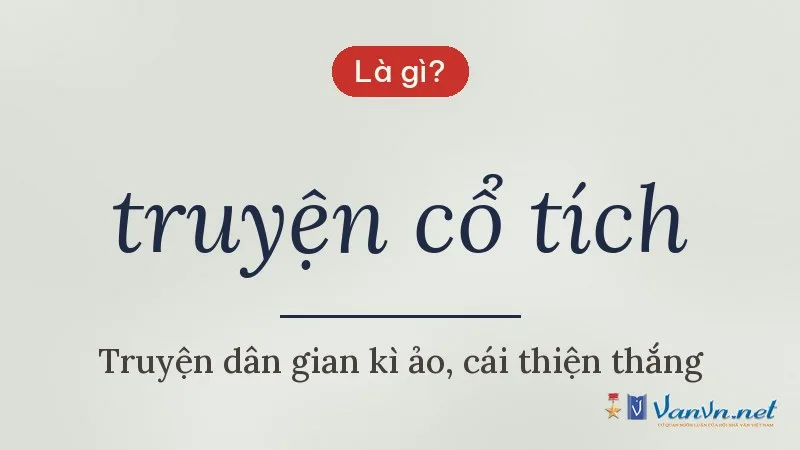 truyện cổ tích là gì