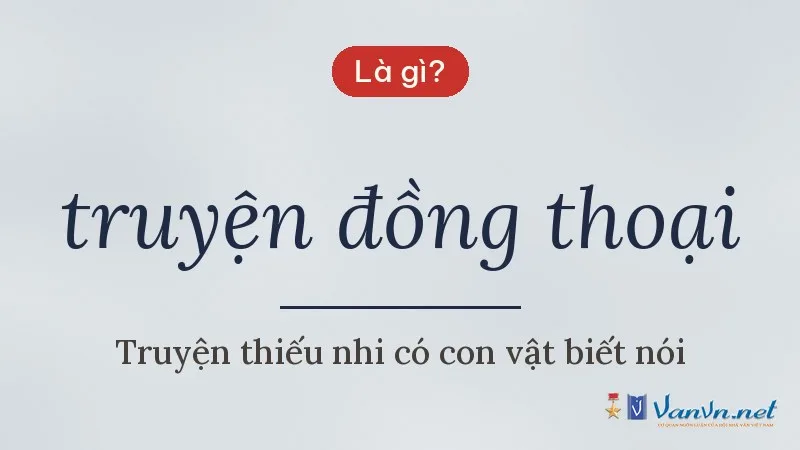 truyện đồng thoại là gì