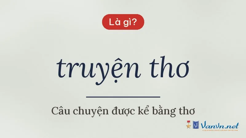 truyện thơ là gì