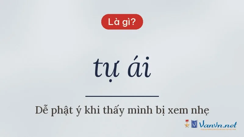 tự ái là gì