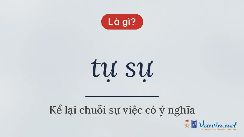 tự sự là gì
