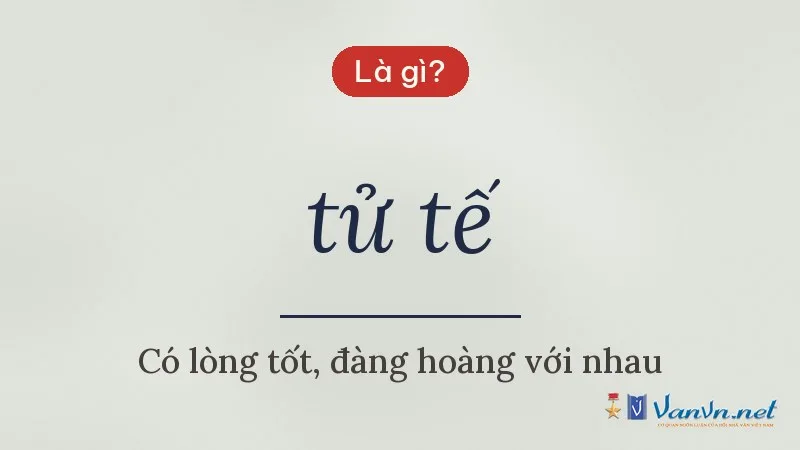 tử tế là gì