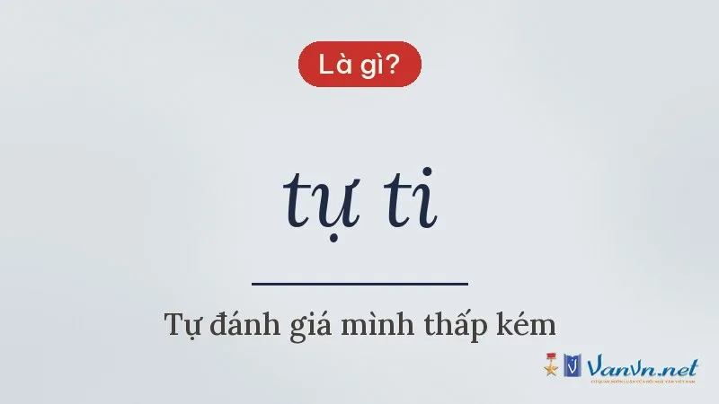 tự ti là gì