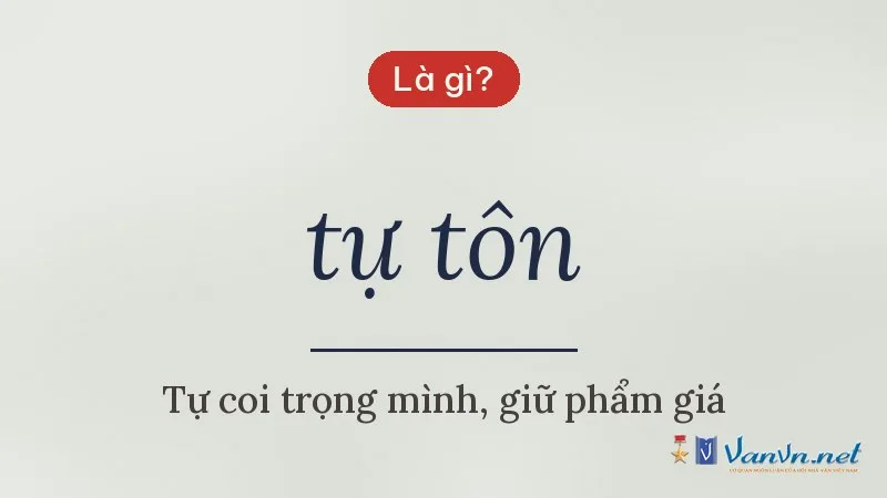 tự tôn là gì