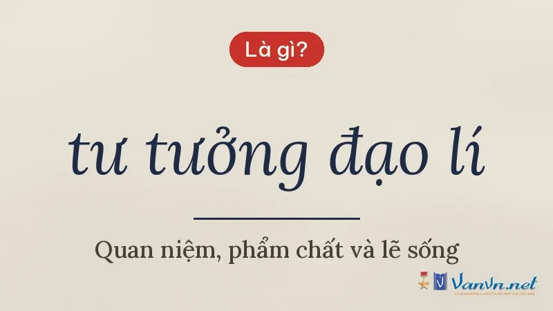 tư tưởng đạo lí là gì