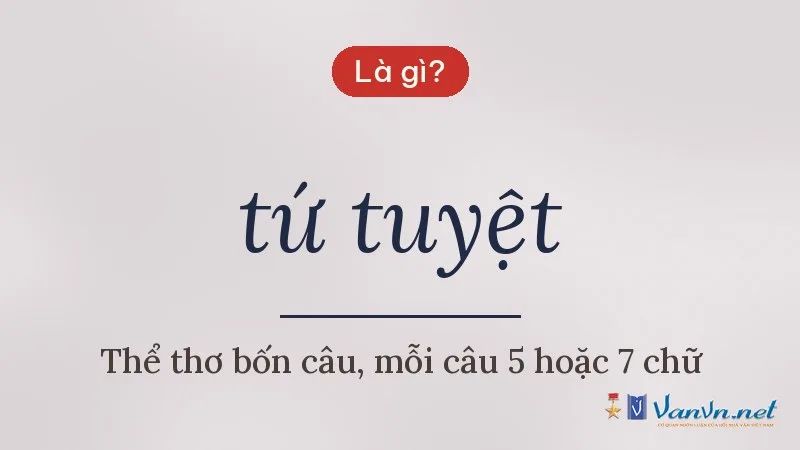 tứ tuyệt là gì