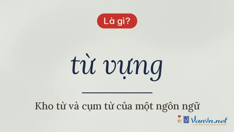 từ vựng là gì
