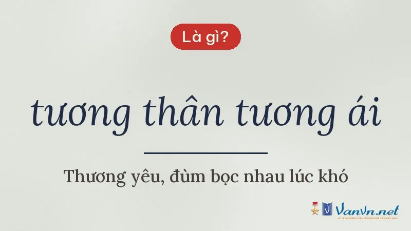 tương thân tương ái là gì