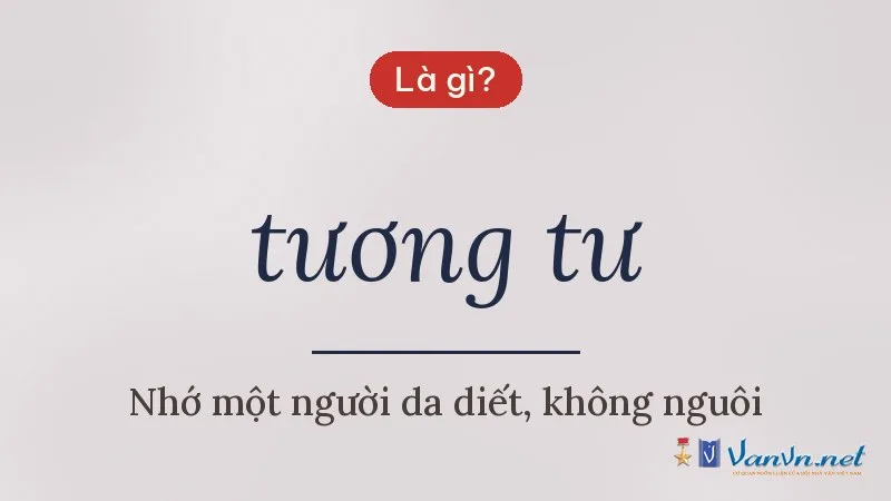 tương tư là gì