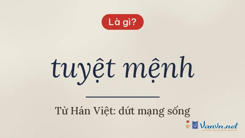tuyệt mệnh là gì