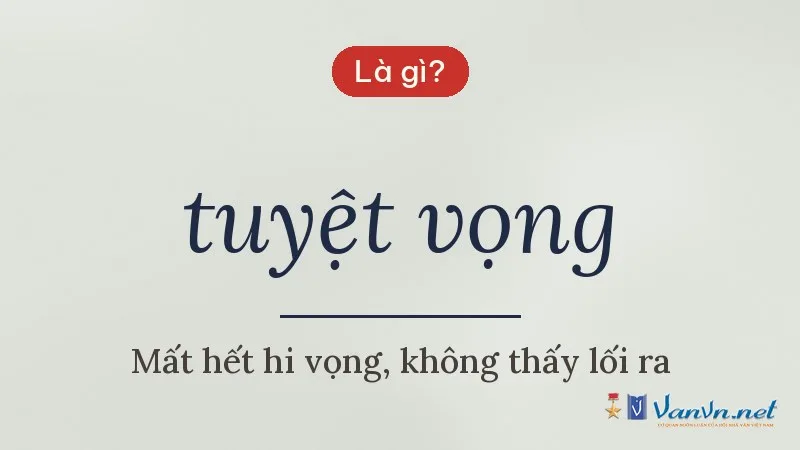 tuyệt vọng là gì