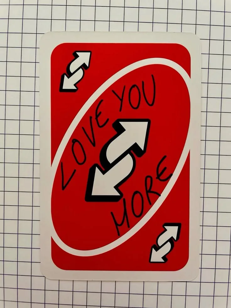 lá bài đảo ngược uno meme