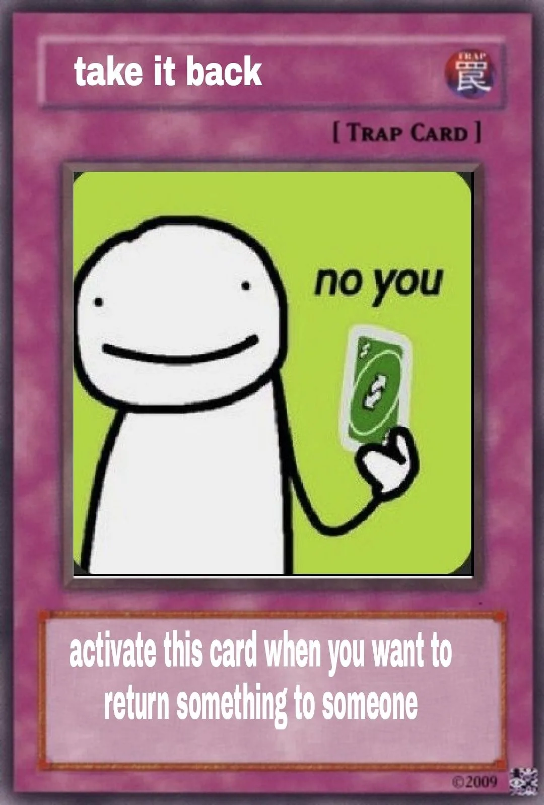 lá bài đảo ngược uno meme