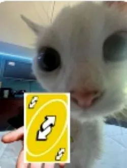 lá bài đảo ngược uno meme