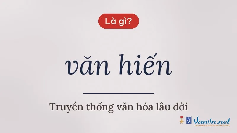 văn hiến là gì