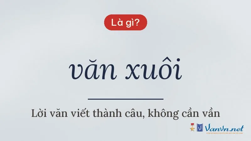 văn xuôi là gì