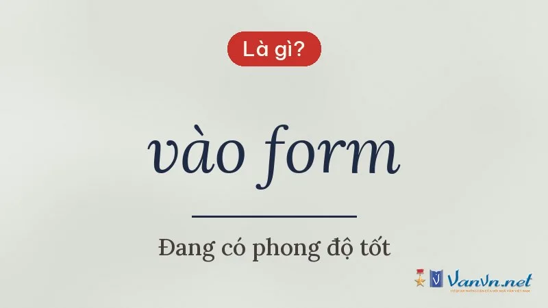 vào form là gì