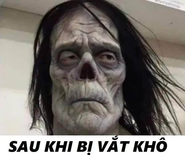 meme bị vắt cực khô