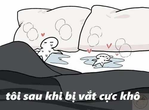 meme bị vắt cực khô