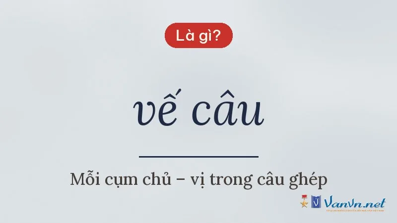 vế câu là gì