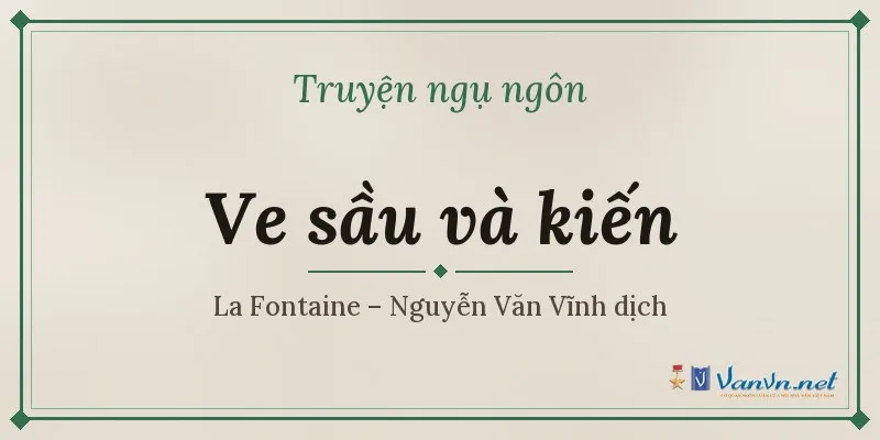 truyện ve sầu và kiến