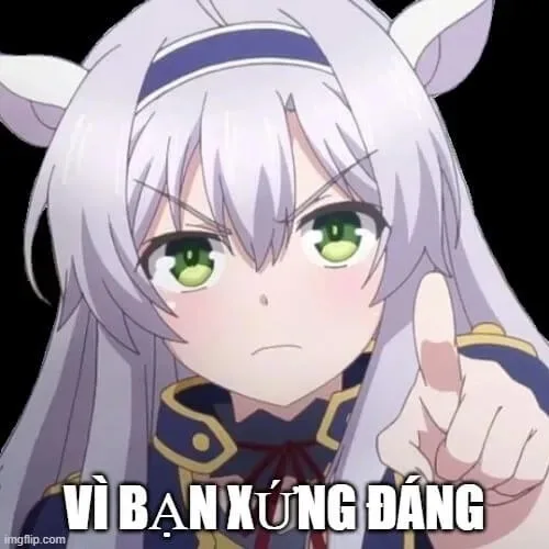 meme vì bạn xứng đáng