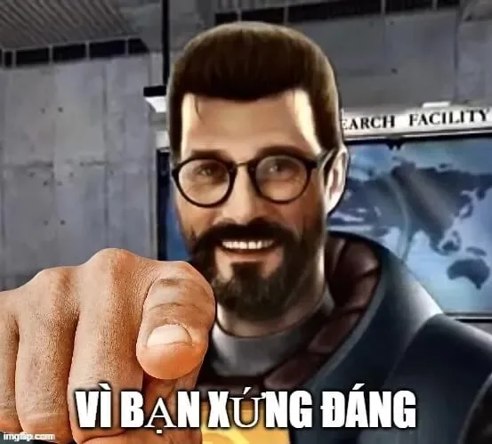 ảnh chế vì bạn xứng đáng