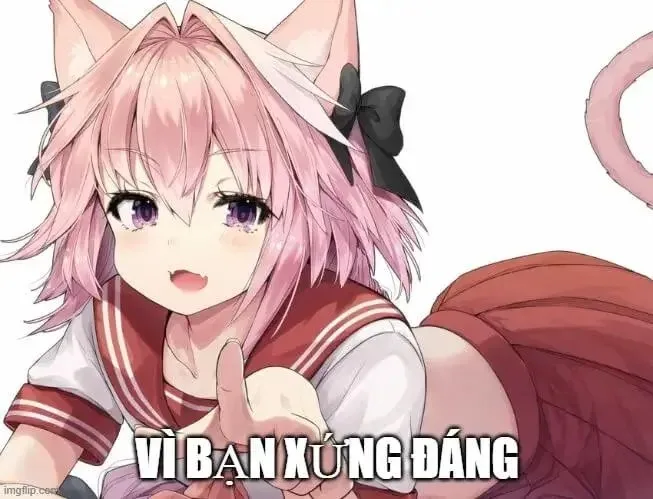 meme vì bạn xứng đáng