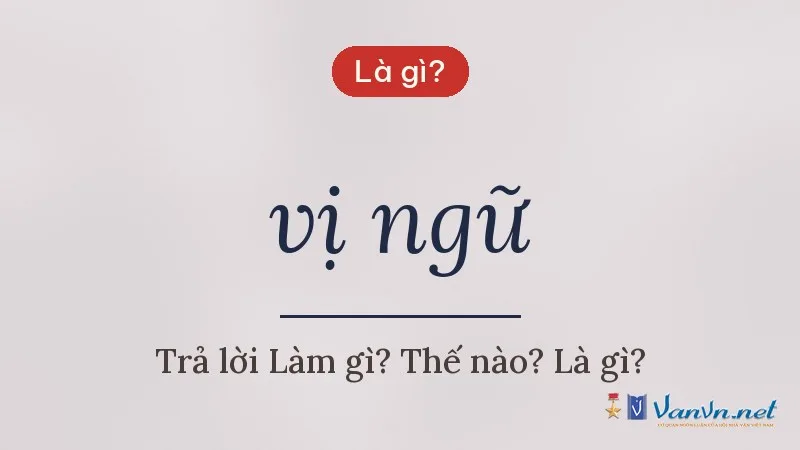 vị ngữ là gì