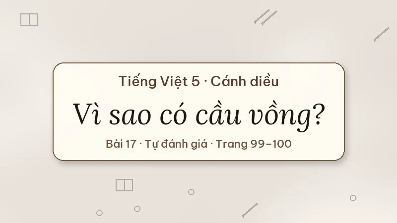 vì sao có cầu vồng lớp 5 cánh diều