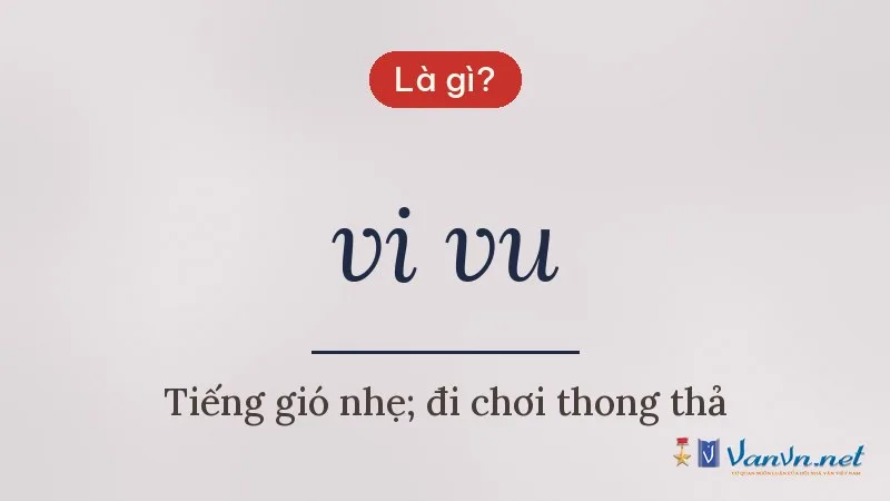 vi vu là gì