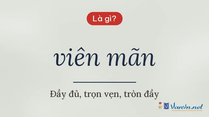 viên mãn là gì