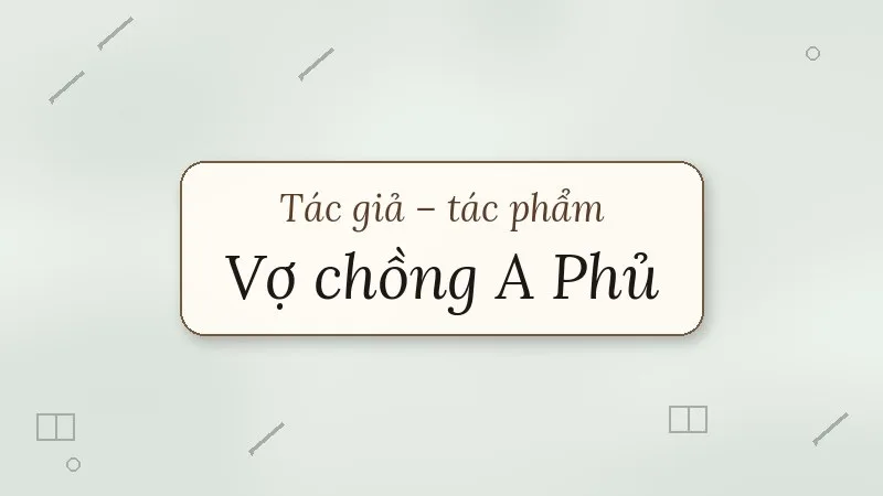 vợ chồng a phủ tô hoài