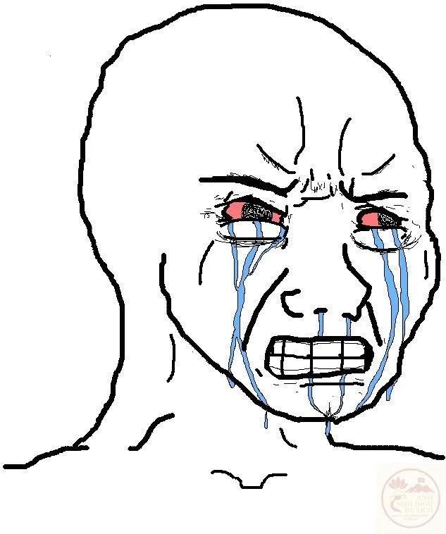wojak meme khóc
