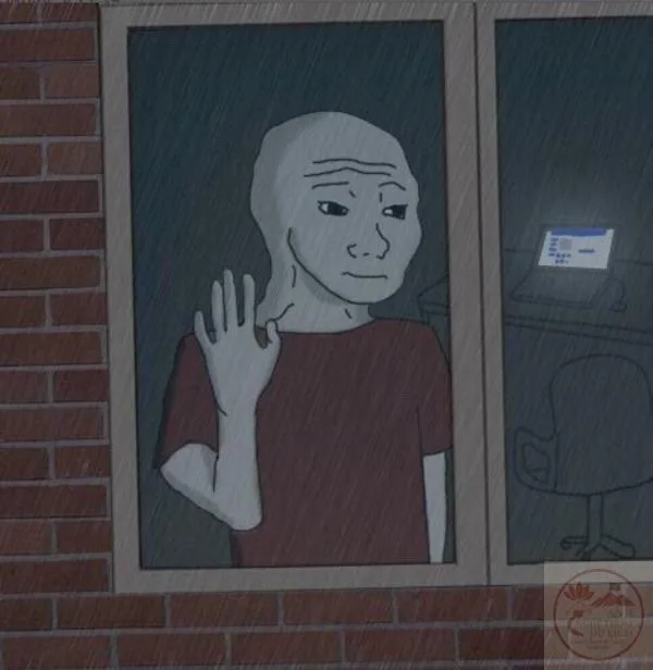 wojak meme cô đơn
