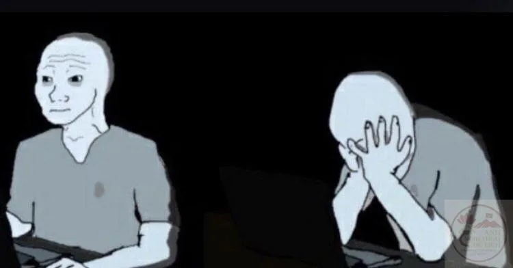 wojak meme cô đơn