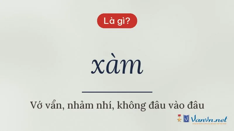 xàm là gì