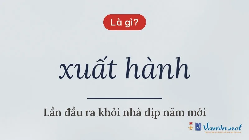 xuất hành là gì