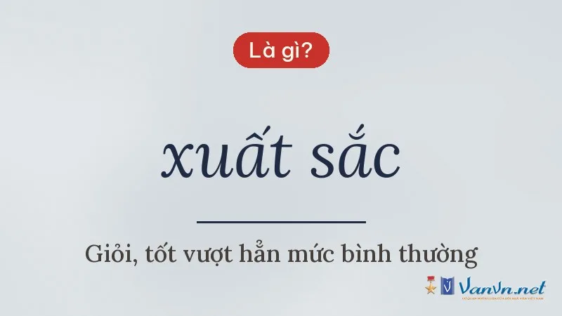 xuất sắc là gì