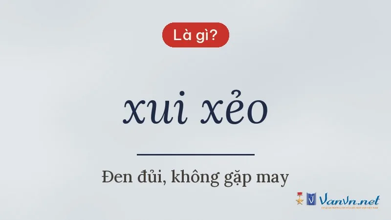 xui xẻo là gì