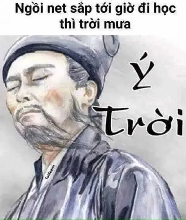 hình ảnh meme ý trời
