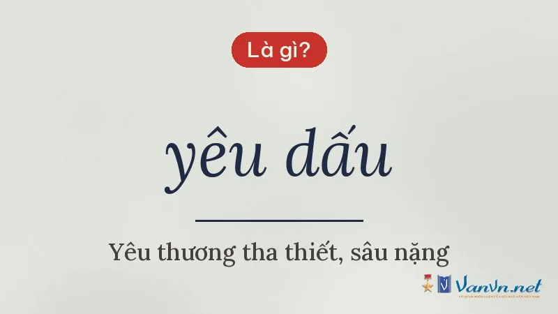 yêu dấu là gì